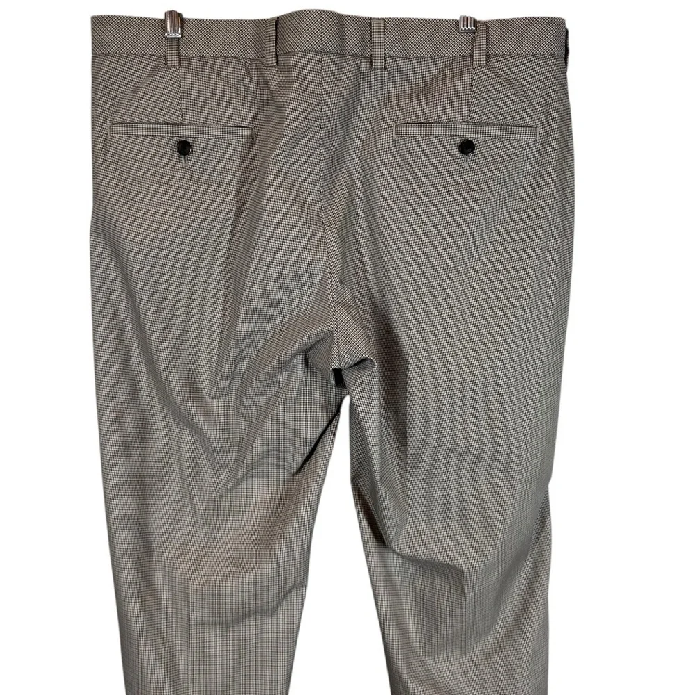 BROOKS BROTHERS Clark Fit Chino Pants Men's 38 X 32 Flat Front Trouser Patterned